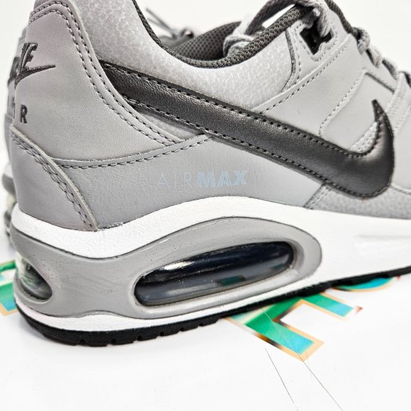 Men's Grey Nike Air Max Command Leather 749760-012 - Picture 3 of 5